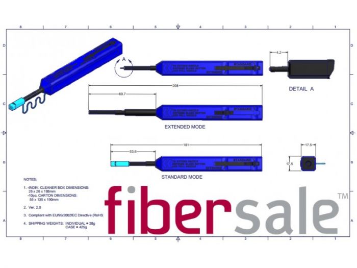 Ibc™ Brand Cleaner Lc Connector Cleaning Tool Glasvezel 3005